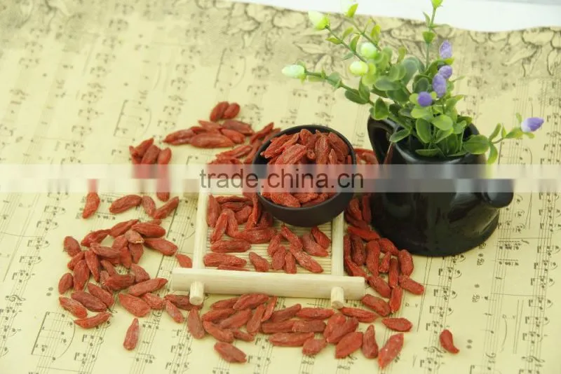 Medicinal edible healthy Goji berries fruit Ningxia medlar Dried Gou Qi Zi Boxthorn fruit