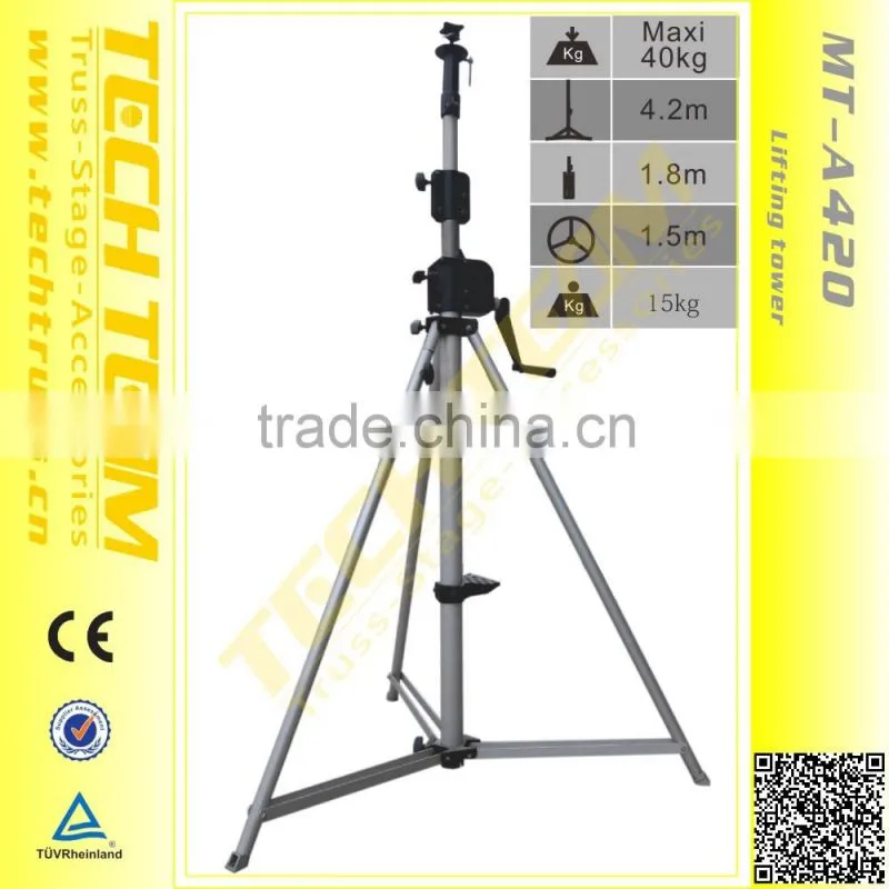 MT-410 Lifting Stand , 80KG Steel Truss Tower Truss Lift