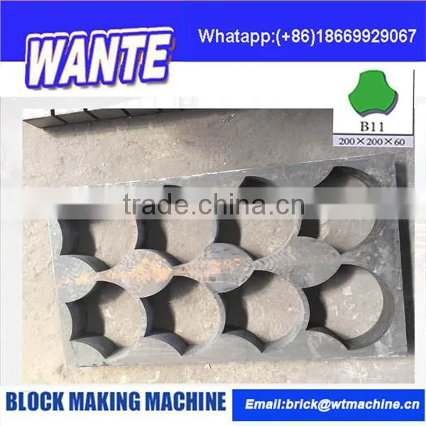 WANTE MACHINERY QT10-15 russia compressed earth brick block machine