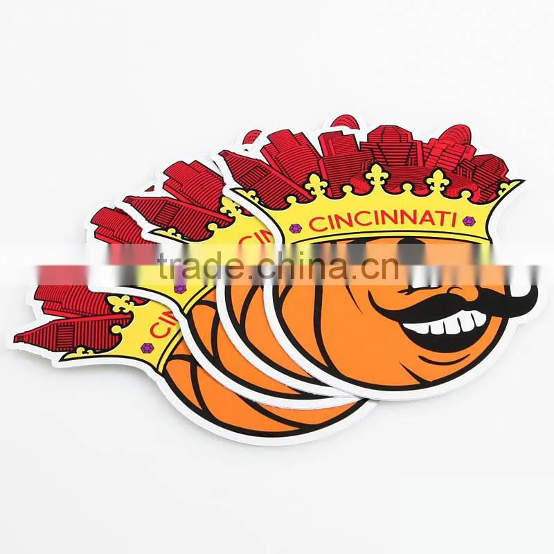 Hot selling Customized high quality games die cut stickers and cute cartoon stickers,UV Resistant bumper sticker car ---DH20372