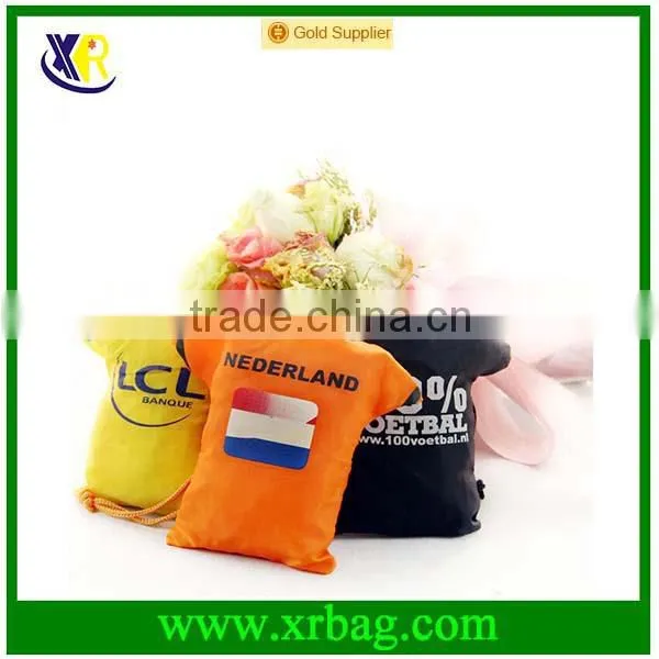 Custom cheap drawstring nylon carrying bag with logo