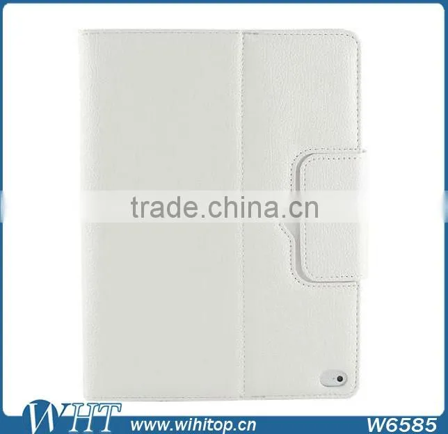 Litchi Pattern PU Leather Flip Stand Case Silicon Keyboard Cover for iPad Air 2