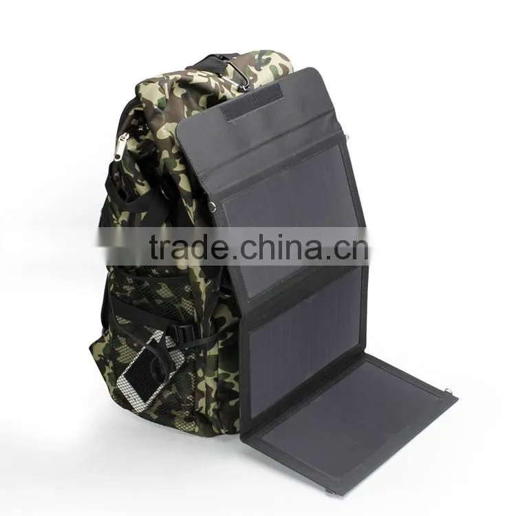 2016 New Design PVC Fabric Mini Usb 18w Portable Solar Panel Charger for Samsung Mobile Phone