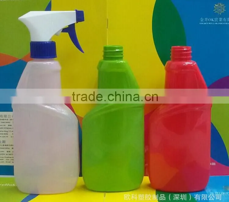 factory customized 360ml PET top quality spray bottle