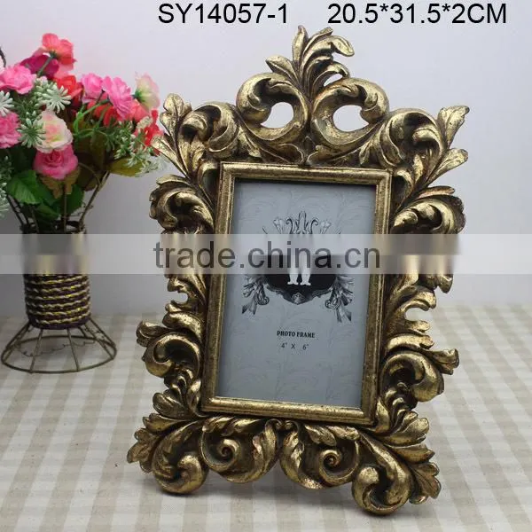 Wall decor polyresin hot sale photo picture frames