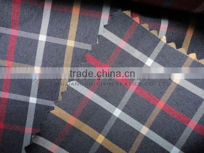 Yarn Dyed Colored Check Fabric For Shirt