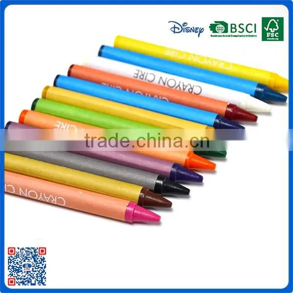 2016 Wholesale environmental 12 colors crayon for art