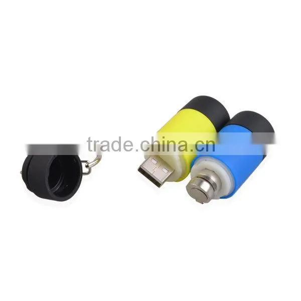 CE Certification ABS Colorful USB Rechargeable MINI LED Torch