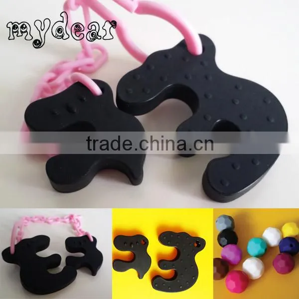 China Manufacturer BPA Free Food Grade /baby teether toys/silicone beads and jewelry