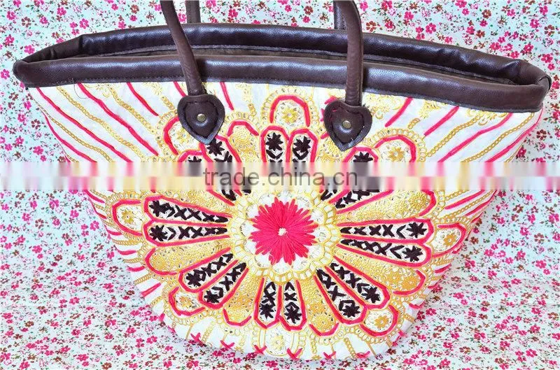 2016 new designer straw beach bag fashion women's bag summer beach hand bag