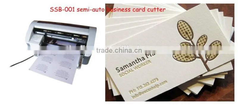 SSB-001 A4 Semi-Automatic Business Card Cutter (90 x 54mm)