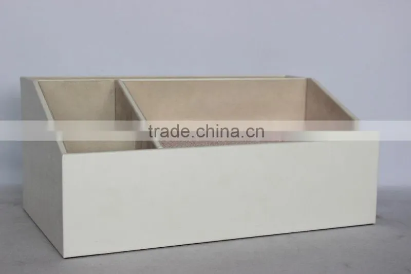 Home Decoration Faux Leather Tissue Box/Office cardboard napkin box
