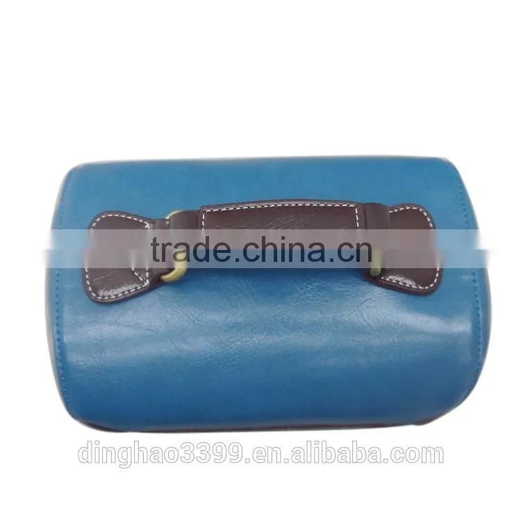 Trendy high quality waterproof camera bag unisex durable leather camera bag