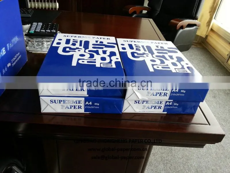 Hot sell Copy paper a4 80gsm/ a4 paper price