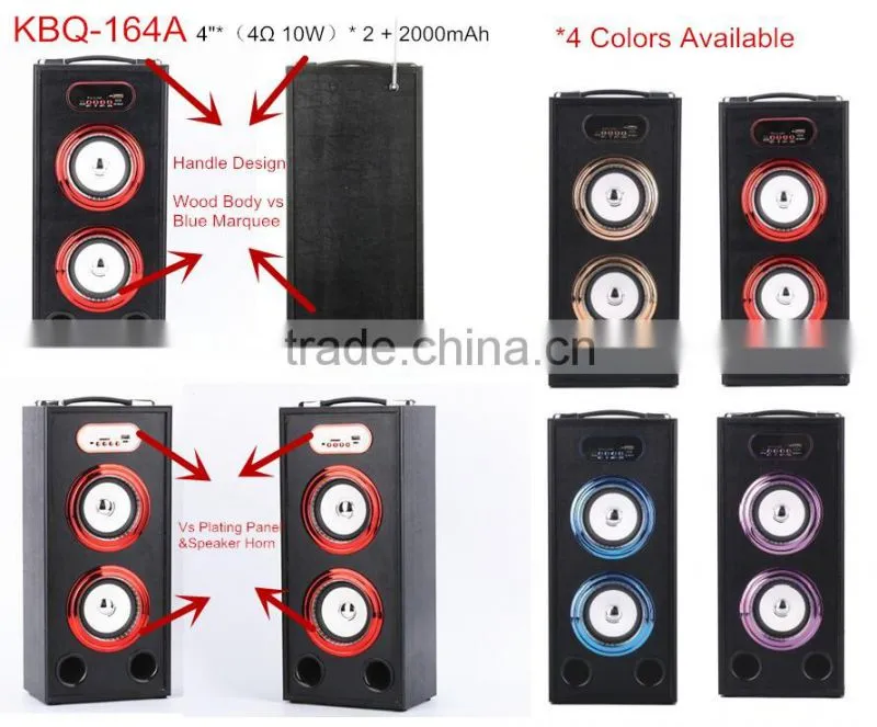 BBQ KBQ-164A 20W 2000mAh Mini Portable Wireless Bluetooth Speaker
