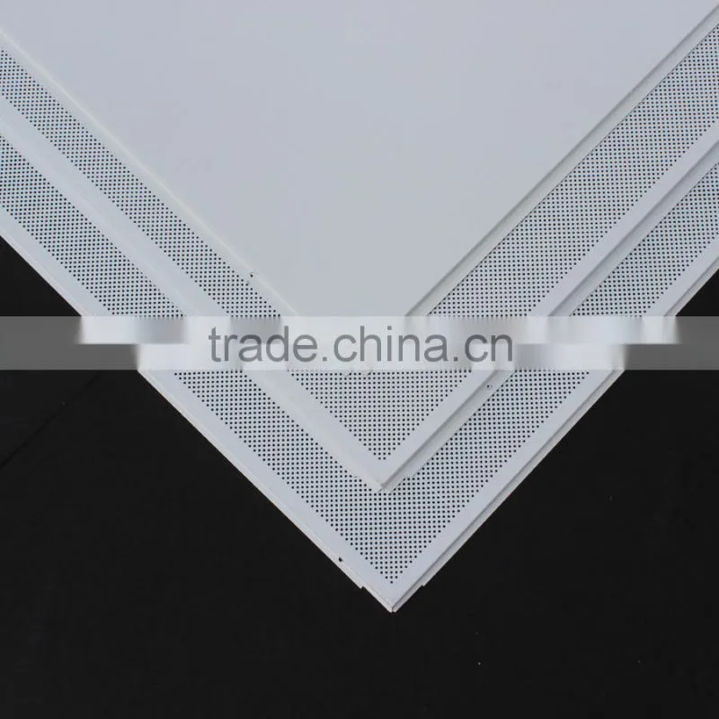 600 * 600 Suspended Metal Tile Ceiling Aluminum Ceiling board Lay In Ceiling