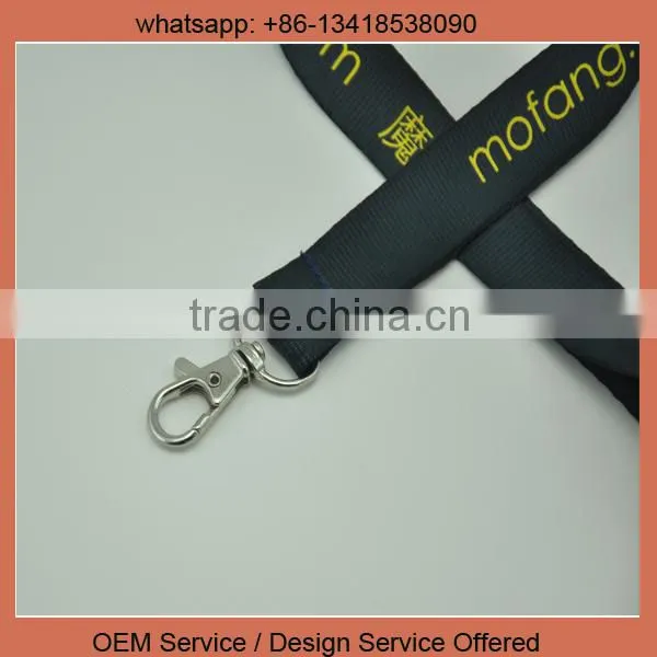 Monogrammed satin lanyard Google lanyard