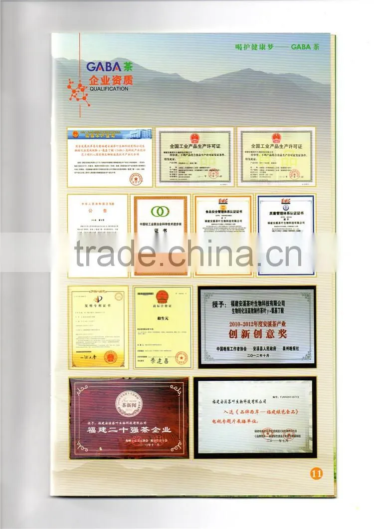 Fujian Anxi Organic Tie Guan Yin Gaba Oolong Tea Bag