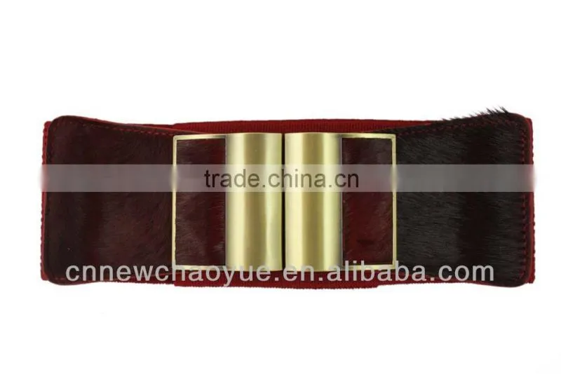 Women's Fashion Elastic Belt With Square Buckle