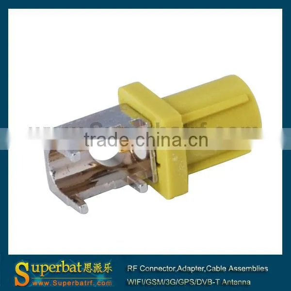 Fakra Plug End Launch PCB mount Right angle curry Radio With IF