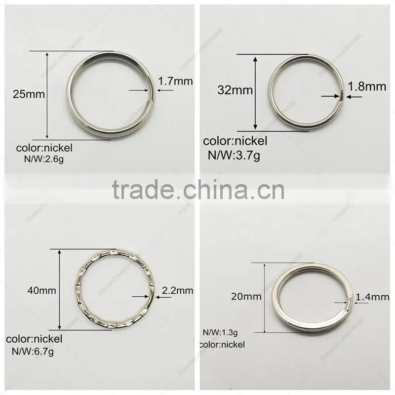 10 years manufacturer direct wholesale metal key ring clip