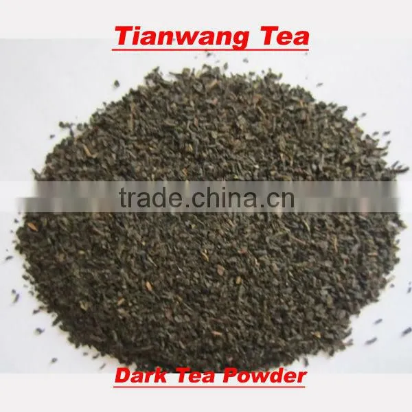 healthy drink dark tea dust