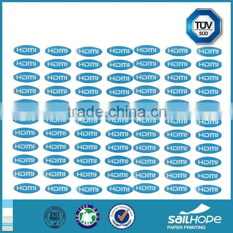 Customized new coming printing adhesive private sticker