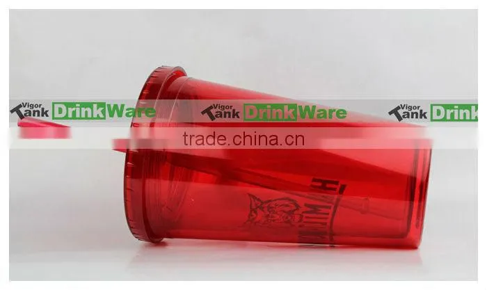 Double Walled Eco Cups with Straw