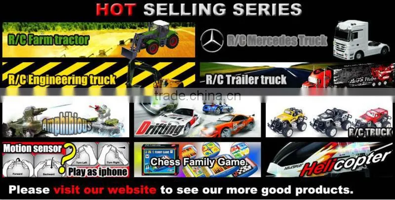 1:14 8 channels rc truck with rechargeable batteries