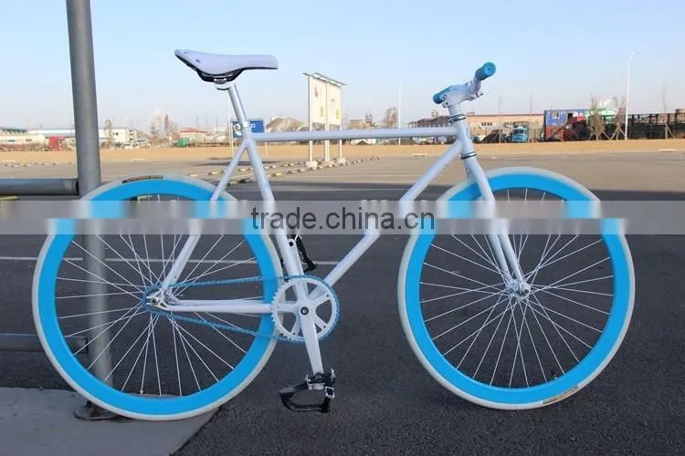 Good quality single speed fixed bike made in China wholesale cheap price bike 700C colorful fixed gear bike