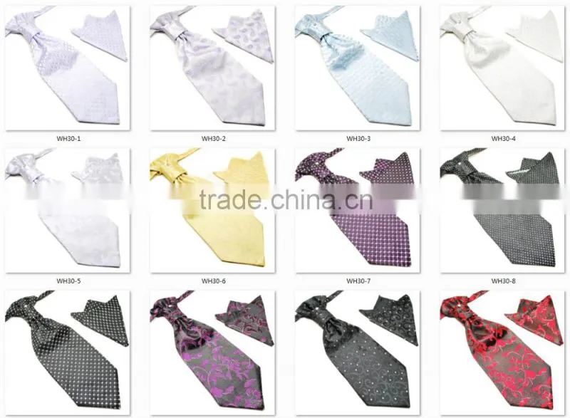 Best Seller Designer Men's Ascot Ties and Hanky Sets