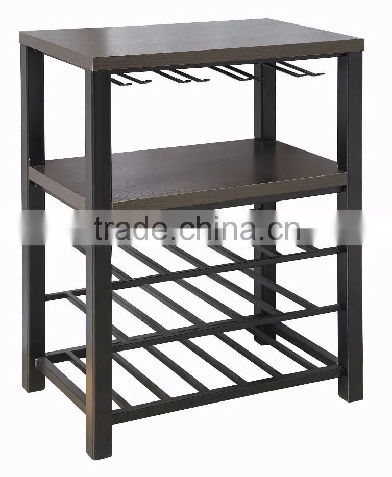 Powder Coating Frame & MDF Beer Rack Display Shelf