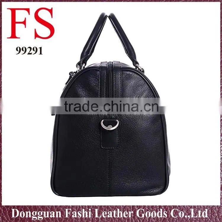 Western popular style men leather travel bag/lugguges bag