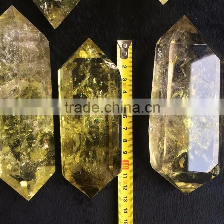 Natural Genuine Citrine Quartz Healing Crystal Pillars Points Wholesale