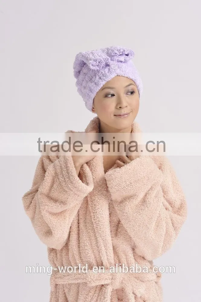 Patent Design Super Absorbent Microfiber Hair Drying Towel