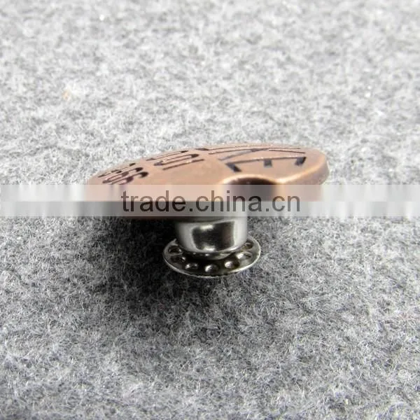 OEM garment accessories shank jean button
