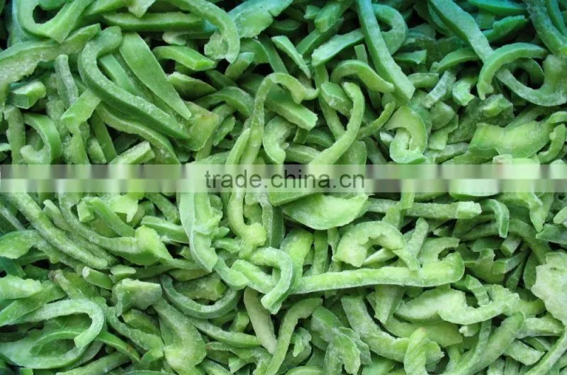Supply IQF Green Pepper Slicede with best price