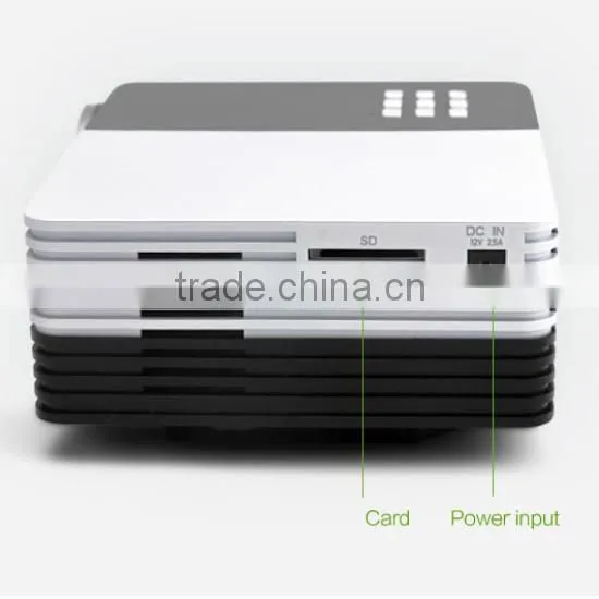 GM50 mini lcd LED Projector AV USB2.0 HDMI VGA SD multimedia projector