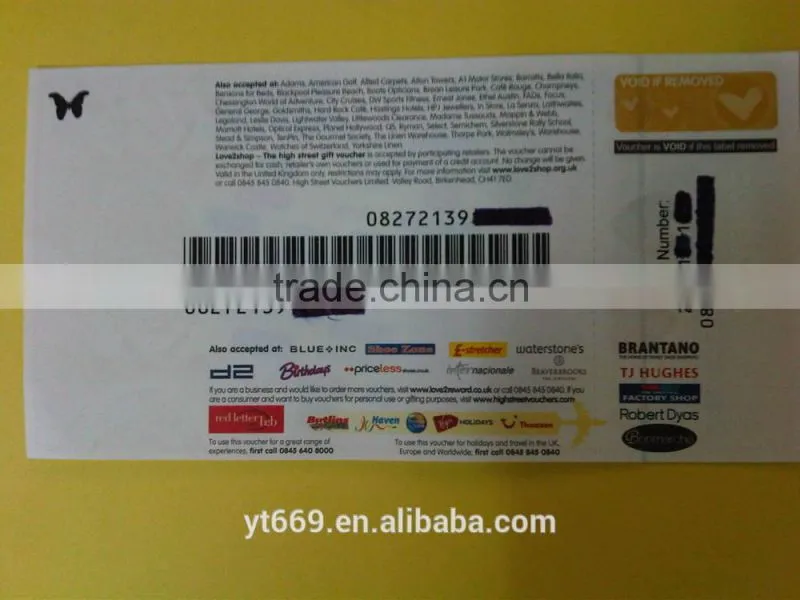 anti-fake ticket for events