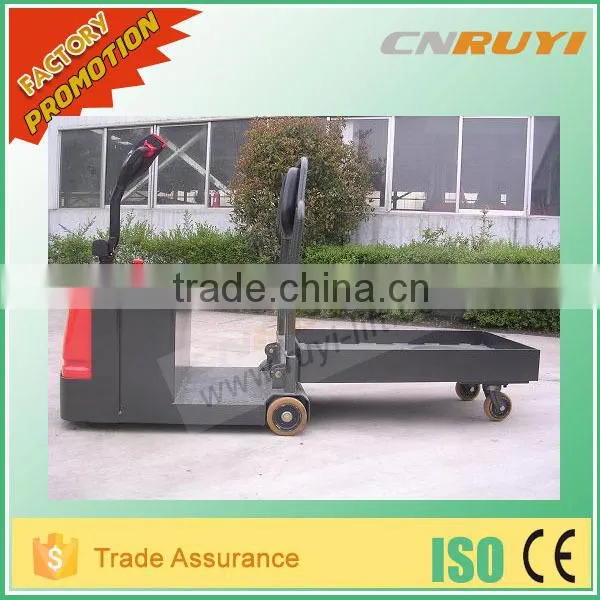 standing workshop warehouse use electric material towing truck