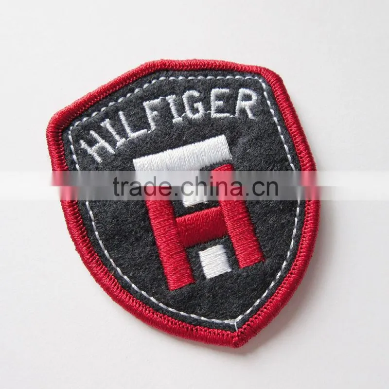 Custom Fabric Embroidery Name Felt Pathces for Uniform