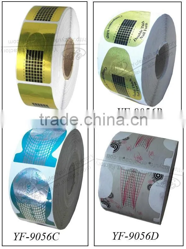 Professional nail forms with high quality/hotselling 500pcs roll