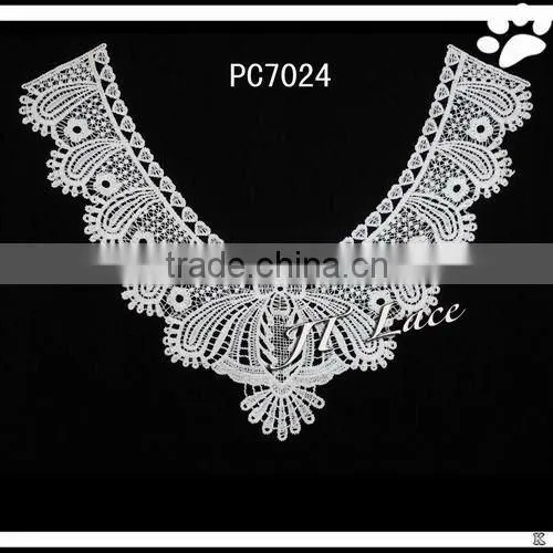 polyester pair collar lace for clothes(PC7023)