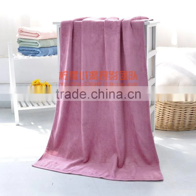 Promotional Plain dyed 100% Bamboo pantone color Towel sport towel