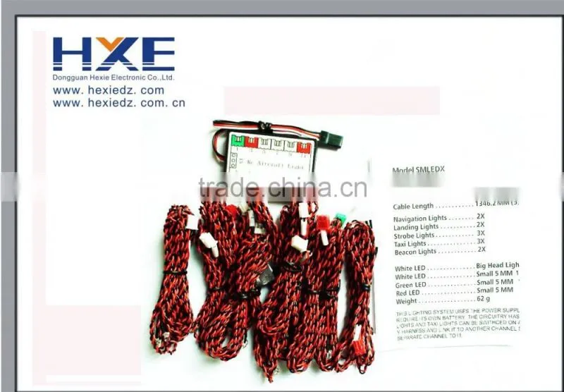 Good 14 LED Flashing Light Lamp System for RC Aircraft Plane Helicopters & Airplanes Glider Simulate