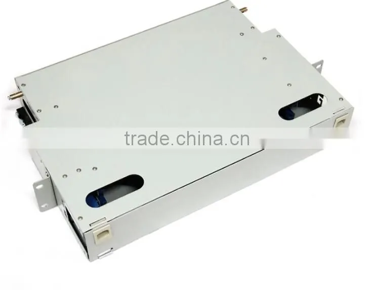 Indoor waterproof fiber optic distribution box, 24 port optical patch panel