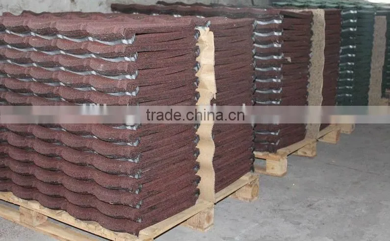 stone coated metal roofing tile