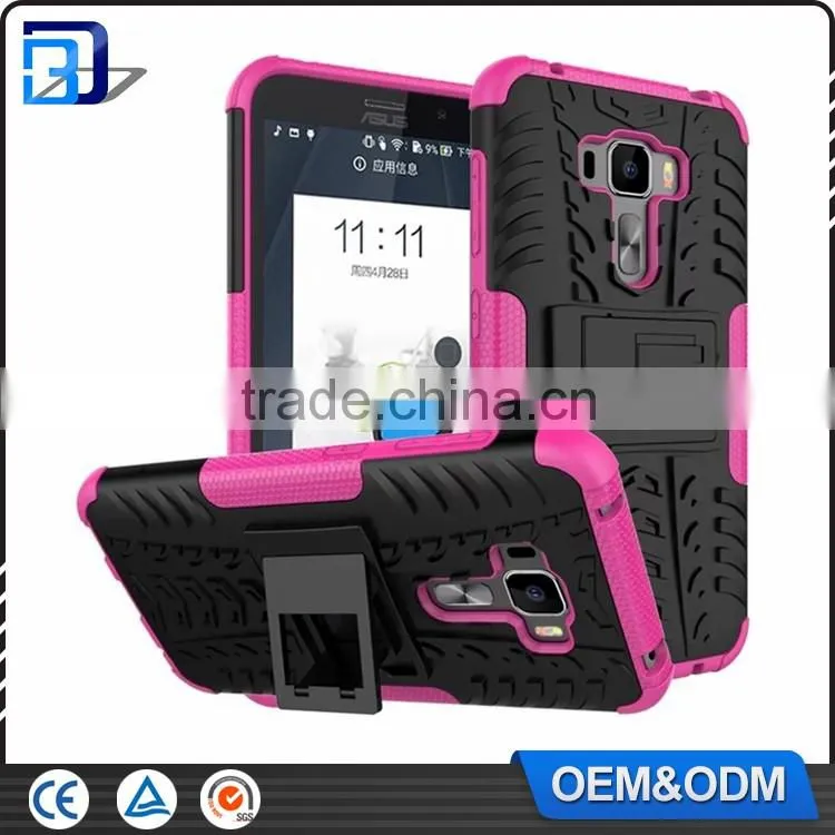 Hot Products 2 in 1 Slim Armor TPU + PC Kickstand Case For Asus Zenfone 3 Z012D Back Cover mobile phone accessories