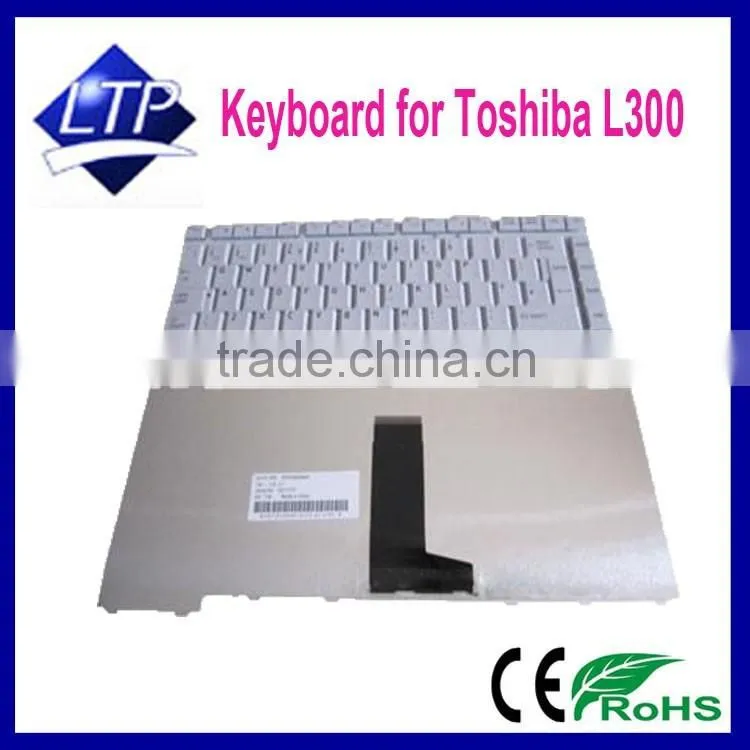 Laptop/Notebook Keyboard for Toshiba Satellite M300 M200 L300 brand keyboard US/UK/RU layout white