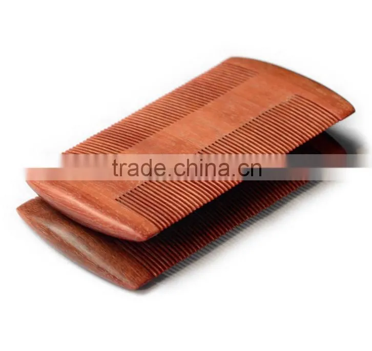 2016 Health care mustache& beard sandalwood comb wood hair lice comb